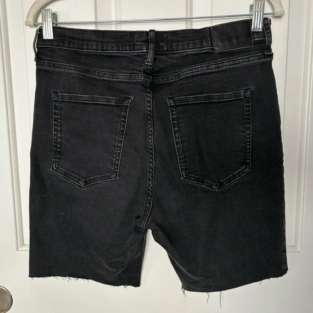 Everlane Black Denim Jean Shorts